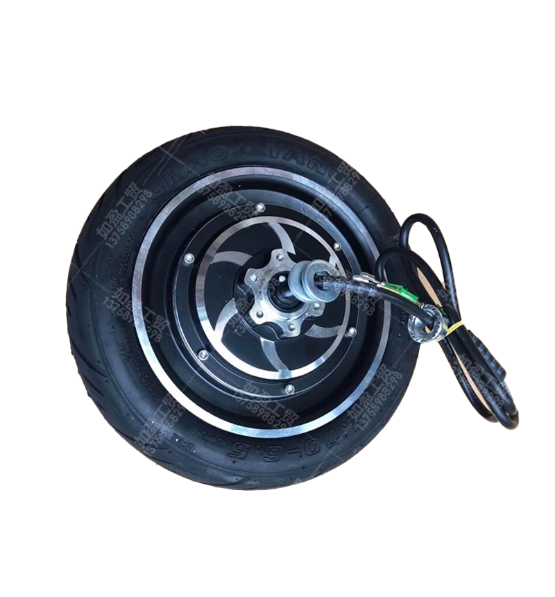 500W 10 inch Hub motor brushless scooters parts Disc brakes - Image 3