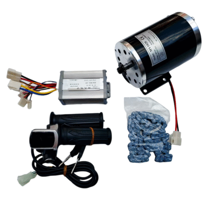 1000W 48V Brushed E-Bike Conversion Kit, High-Speed Electric Bike Motor DIY Modification Set